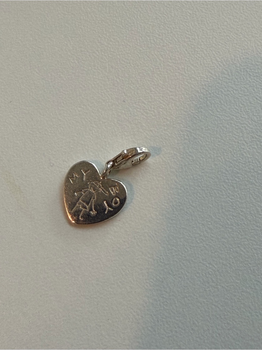 Thomas Sabo 925 Sterling Silver My Boy Heart Charm Pendant - Picture 7 of 12